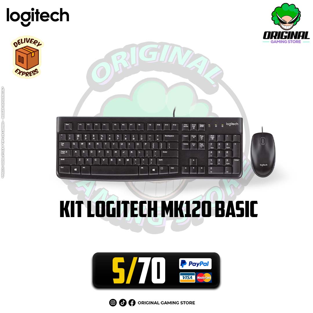 KIT LOGITECH MK120 BASIC Original Gamer Store